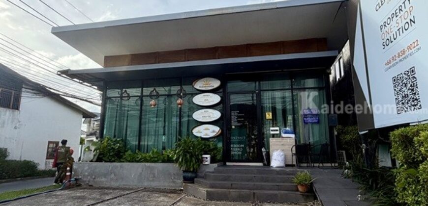 ให้เช่าอาคารสำนักงานพร้อมที่ดิน เชิงทะเล ภูเก็ต 38.4 ตร.ว. ทำเลติดถนนใหญ่ โทร 095-268-6161