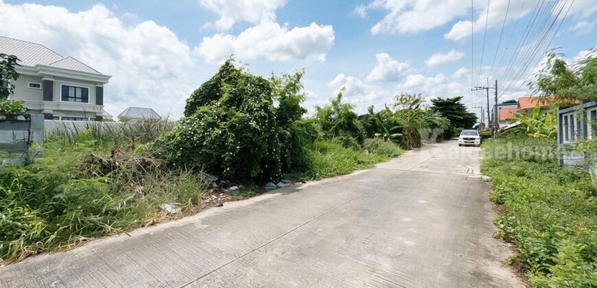 ขายที่ดิน ลำลูกกา 43 ซอยกิตติรัตน์ 100 ตร.ว. ราคา 1.97 ล้านบาท รูปแปลงสวย ทำเลดี ราคาดีที่สุดในซอย