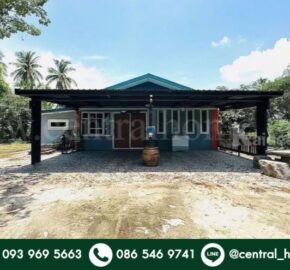 บ้านเดี่ยว ที่ดิน 1 ไร่ 3 งาน คลองชะโด สามชุก สุพรรณบุรี วิวสวย ราคาถูกมาก