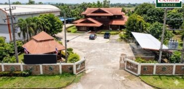 บ้านเดี่ยว ทรงไทยล้านนา พร้อมโกดังและออฟฟิศระยอง ถูกสุดในระยอง