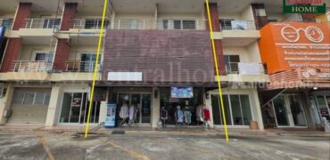 โฮมออฟฟิศ 3 ชั้น 2 คูหา 360 ตารางเมตร ติดถนนสุขุมวิท ตรงข้ามโรงกลั่นน้ำมัน IRPC ระยอง ราคาถูก