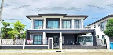 บ้านเดี่ยว เอ็น ซี ออนกรีน ฌาร์ม คลาสสิก ติดสนามกอล์ฟธัญญะธานี หลังริม ต้นโครงการติดสวน
