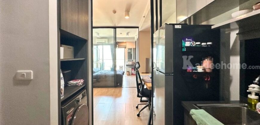 IDEO รัชดา-สุทธิสาร ชั้นบนสุด วิวโล่ง 180° ห้องพิเศษไม่ติดใคร ใกล้ MRT สุทธิสาร : IDEO Ratchada-Sutthisan
