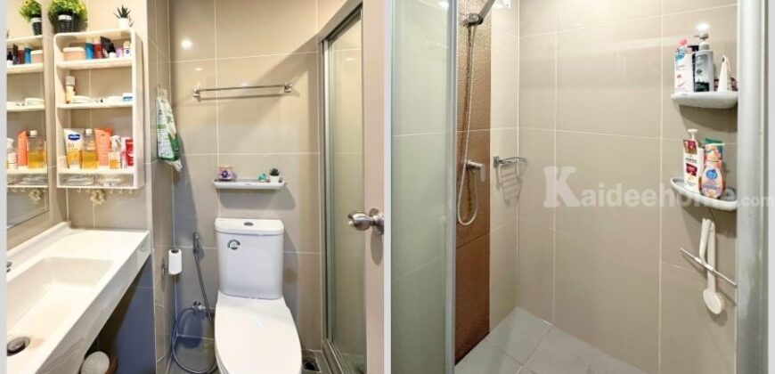 IDEO รัชดา-สุทธิสาร ชั้นบนสุด วิวโล่ง 180° ห้องพิเศษไม่ติดใคร ใกล้ MRT สุทธิสาร : IDEO Ratchada-Sutthisan