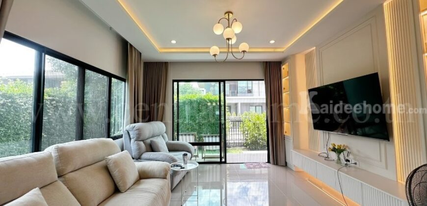 บ้านเดี่ยว สราญสิริ รังสิต หลังมุม ไม่เคยเข้าอยู่