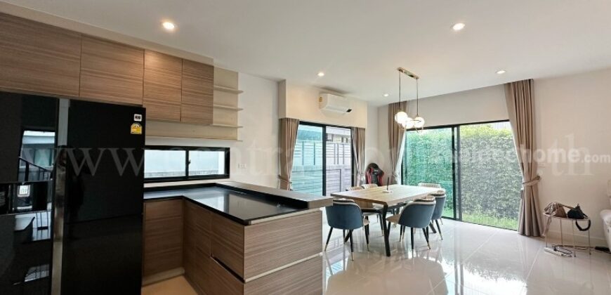 บ้านเดี่ยว สราญสิริ รังสิต หลังมุม ไม่เคยเข้าอยู่
