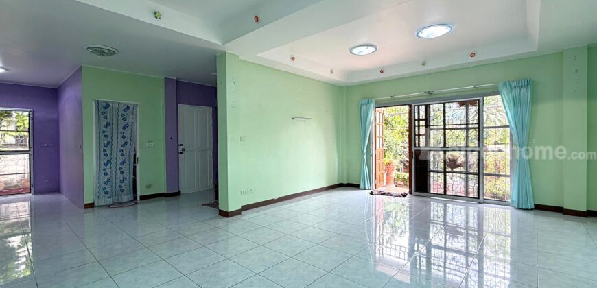 บ้านเดี่ยว จิรกานต์ 1 ไทรน้อย นนทบุรี หลังริม เนื้อที่ 60.4 ตร.ว.
