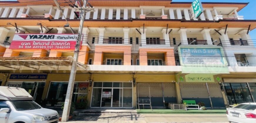 อาคารพาณิชย์ 4 ชั้น ติดถนนพระราม 2 ใกล้เซ็นทรัลมหาชัย
