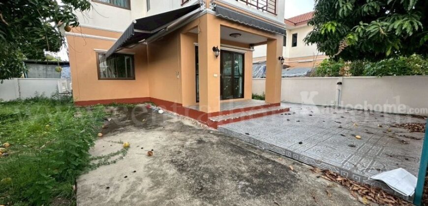 บ้านเดี่ยว เฟื่องสุข 5 บางบัวทอง นนทบุรี หลังริม ราคาถูก