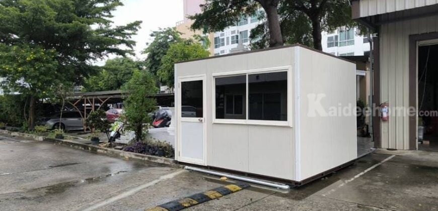 ให้เช่าล็อกค้าขาย/ร้านกาแฟ 9 ตร.ม. ทำเลดีในโครงการสำนักงาน-โกดัง ย่านสนามบินน้ำ นนทบุรี