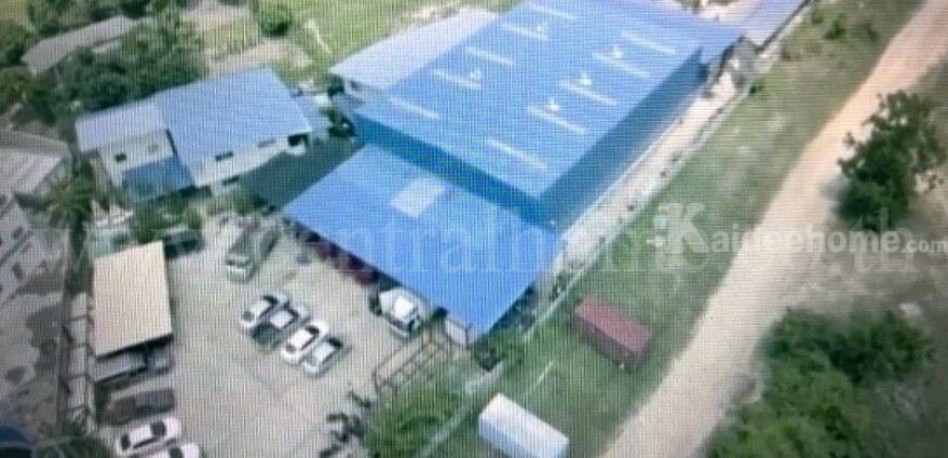 ที่ดิน + โรงงาน ถูกต้องตามกฎหมาย (มีใบอนุญาตสร้างโรงงาน) 237 ตารางวา หนองรี ชลบุรี