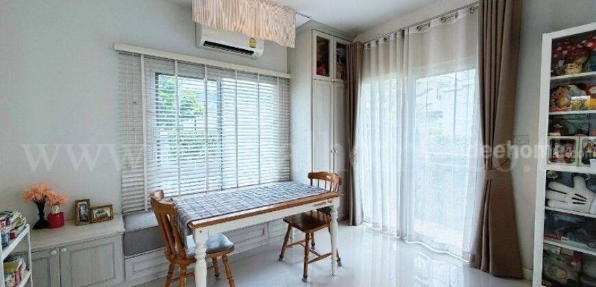 บ้านเดี่ยว 50 ตารางวา แต่งครบ พร้อมอยู่! Villaggio บางนา (ซอยเอแบค)
