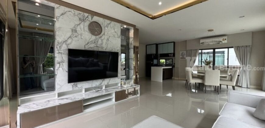 รหัสC7288 บ้านตกแต่งสวยพร้อมอยู่ บ้านเดี่ยว 2ชั้น หมู่บ้านเศรษฐสิริ กรุงเทพกรีฑา ตกแต่งพร้อมเข้าอยู่