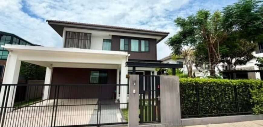 รหัสC7290 บ้านตกแต่งพร้อมอยู่ ใกล้เมกาบางนา บ้านเดี่ยว 2ชั้น หมู่บ้านมัณฑนา บางนา กม.7