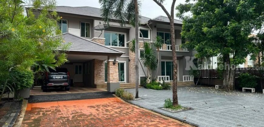 รหัสC7299 บ้านตกแต่งเฟอร์ครบพร้อมอยู่ บ้านเดี่ยวหมู่บ้านณุศาศิริ บางนา ถนนกิ่งแก้ว บางพลี สมุทรปราการ