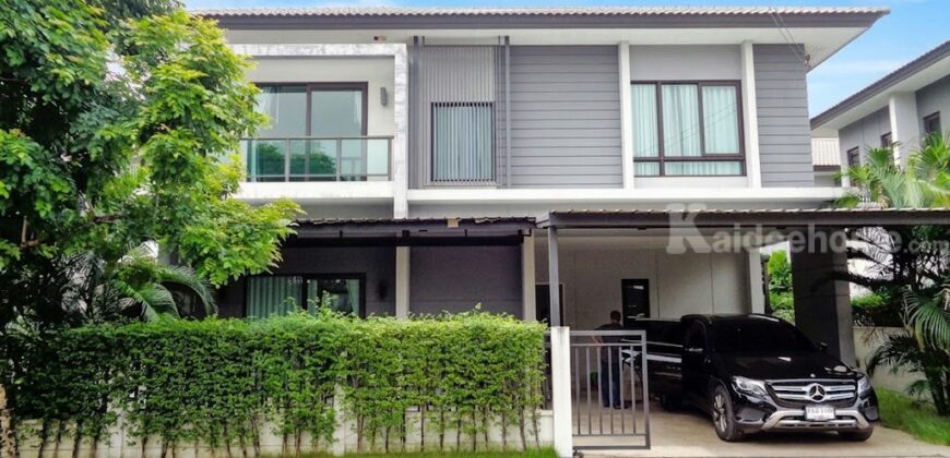 🚩 บ้านเดี่ยวหลังใหญ่สภาพยังใหม่ ตกแต่งพร้อมอยู่ ใกล้ทางด่วน รามอินทรา-อาจณรงค์ ด่านจตุโชติ