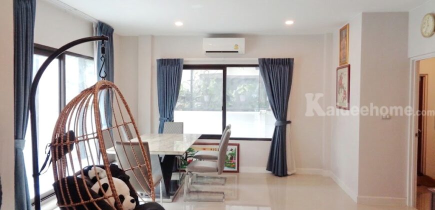 🚩 บ้านเดี่ยวหลังใหญ่สภาพยังใหม่ ตกแต่งพร้อมอยู่ ใกล้ทางด่วน รามอินทรา-อาจณรงค์ ด่านจตุโชติ