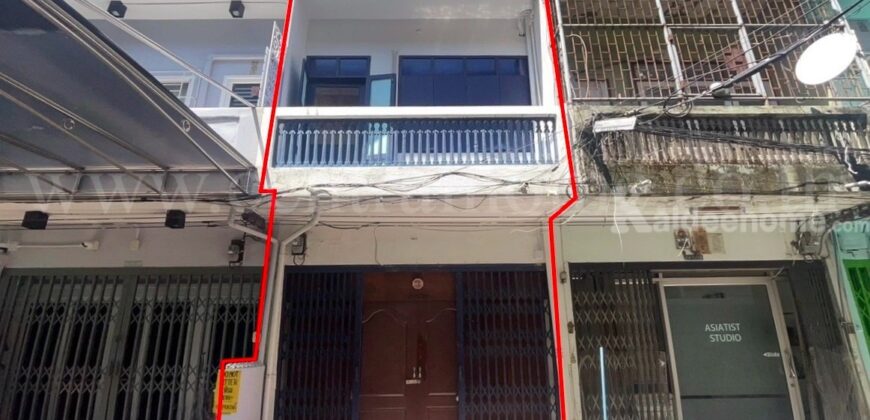 อาคารพาณิชย์ 3 ชั้น ซอยเจริญกรุง 61 สาทร รีโนเวทใหม่