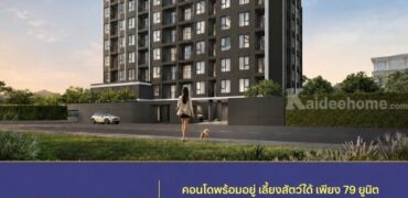 คอนโด PYNN Kaset โดย แสนสิริ เลี้ยงสัตว์ได้ ใกล้ ม.เกษตร ฟรีเฟอร์นิเจอร์ โทร 0654496399