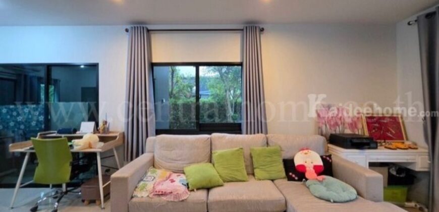 บ้านเดี่ยว 71 ตรว. หมู่บ้านคณาสิริ ราชพฤกษ์-346 หลังมุม บ้านสวย ถูกที่สุดในโครงการ