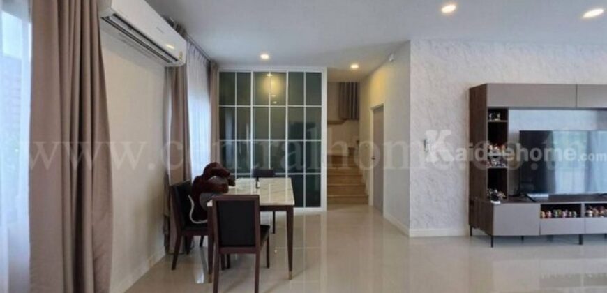 บ้านแฝด หมู่บ้าน เพอร์เฟค พาร์ค ราชพฤกษ์-346 หลังมุม บ้านสวย ทำเลดี