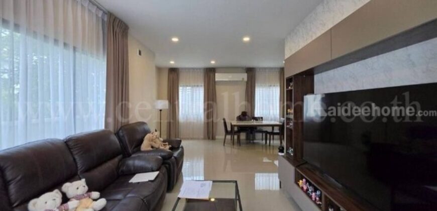 บ้านแฝด หมู่บ้าน เพอร์เฟค พาร์ค ราชพฤกษ์-346 หลังมุม บ้านสวย ทำเลดี