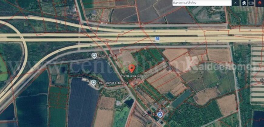 ที่ดิน 2-3-26 ไร่ ติดทางพิเศษ อ.บางใหญ่-กาญจนบุรี M81