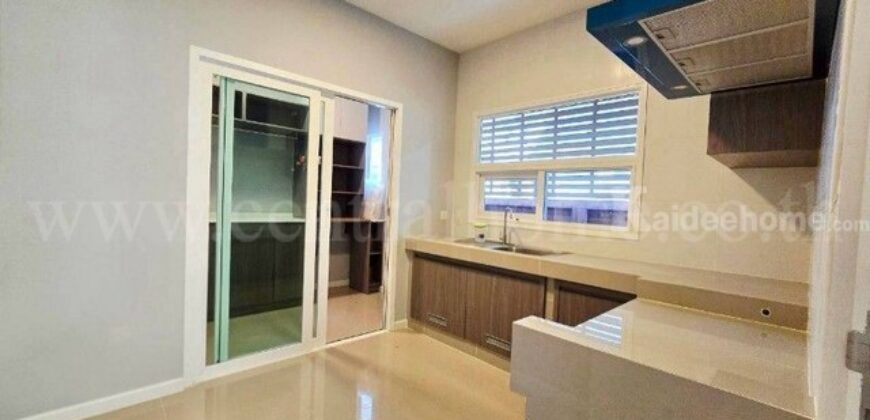 บ้านแฝด อณาสิริ ติวานนท์ – ศรีสมาน หลังมุม บ้านสวยทำเลดี