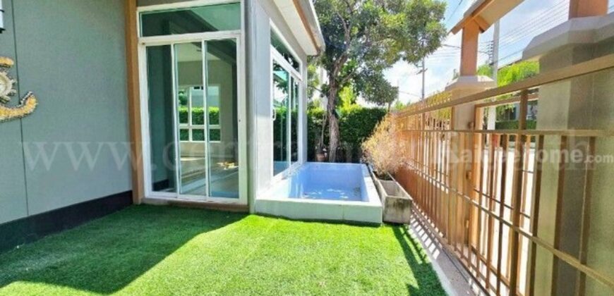 บ้านแฝด อณาสิริ ติวานนท์ – ศรีสมาน หลังมุม บ้านสวยทำเลดี