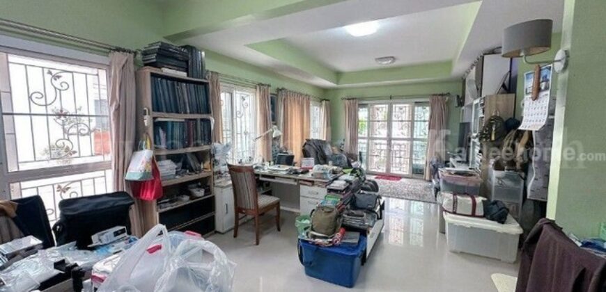 บ้านแฝด เพอร์เฟค พาร์ค พระราม 5 – บางใหญ่ สภาพดี พร้อมอยู่ ต่อเติมเต็ม 