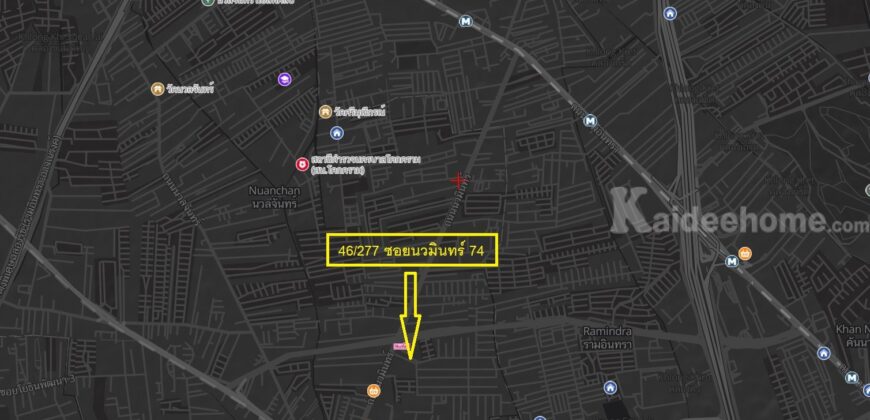 🚩 ให้เช่า ทาวน์โฮม 3 ชั้น หน้ากว้าง ทำเลดี ต้นซอยนวมินทร์ 74 เป็นที่พักอาศัยเหมาะกับประกอบกิจการ