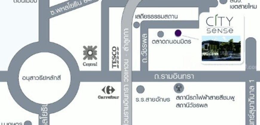 🚩 ขาย ทาวน์โฮม 2 ชั้น 20.6 ตารางวา โครงการติดหลังห้างเพลินนารี่มอลล์ วัชรพล