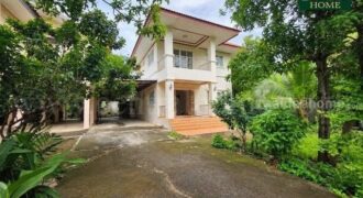 บ้านเดี่ยว 2 ชั้น พร้อมที่ดิน 245.4 ตร.วา ซอยบางกร่าง 62 ติดถนนราชพฤกษ์ ราคาดี