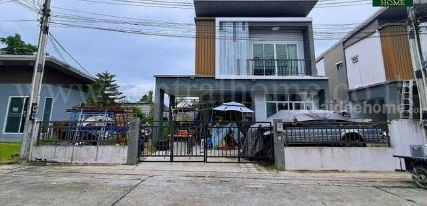 บ้านเดี่ยวหลังเดียวใน ม.ทริโอทาวน์ อัสสัมชัญ ศรีราชา ราคาถูกกว่าบ้านแฝด