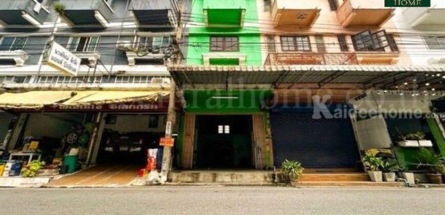 อาคารพาณิชย์ 3.5 ชั้น ซ.กาญจนา 5 สุขสันต์ ถูกสุดในย่านบางแค