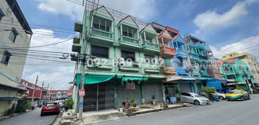 ขายตึกแถว3ห้องติด ใกล้ถนนกาญนาภิเษก 50 เมตร ใกล้ เซ็นทรัลเวสเกต และ MRTคลองบางไผ่