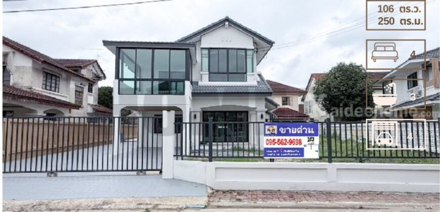 บ้านเดี่ยว 2 ชั้น หมู่บ้าน ชล ลดา บางบัวทอง