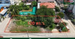 ที่ดิน ซอยเรณูอุทิศ ลาดหลุมแก้ว 120 ตารางวา ติดถนน 3 ด้าน ห่างถนนใหญ่เพียงประมาณ 100 เมตร