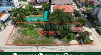 ที่ดิน ซอยเรณูอุทิศ ลาดหลุมแก้ว 120 ตารางวา ติดถนน 3 ด้าน ห่างถนนใหญ่เพียงประมาณ 100 เมตร