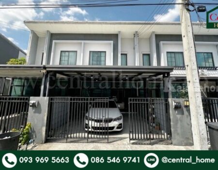 ทาวน์โฮม 2 ชั้น บริทาเนีย วงแหวน-หทัยราษฎร์ จตุโชติ Built-in สวย ถนนเมน