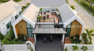 บ้านเดี่ยว ชั้นเดียว 91 ตรว. สไตล์นอร์ดิก (Nordic House Style) สวยหรู ร่มรื่น กว้างขวาง พร้อมเข้าอยู่ได้ทันที