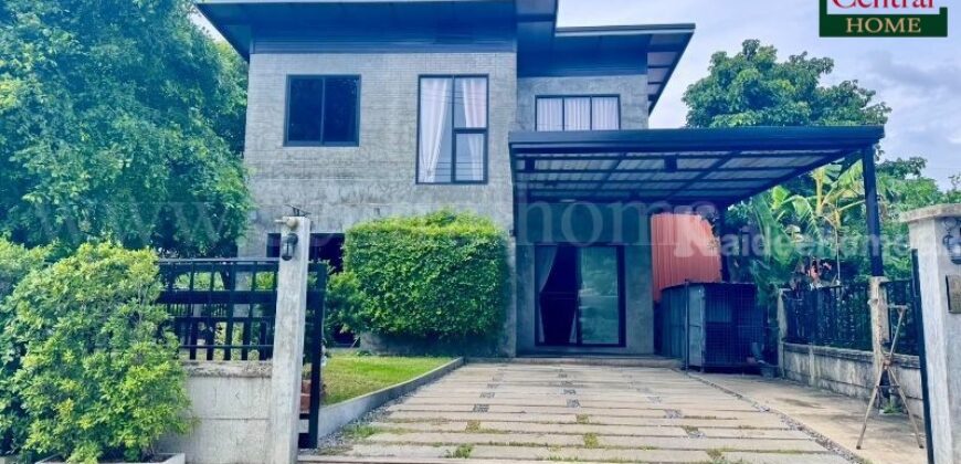 บ้านเดี่ยว 2 ชั้น เลียบคลองสาม 7 ใกล้ BTS คูคต