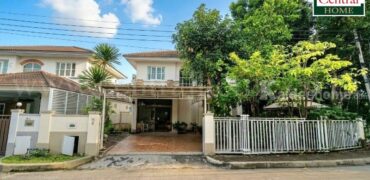 บ้านเดี่ยว หมู่บ้าน ปาริชาติ 345 ปทุมธานี ต้นโครงการ ราคาถูกสุด