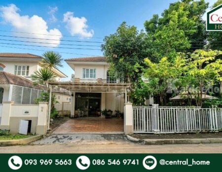 บ้านเดี่ยว หมู่บ้าน ปาริชาติ 345 ปทุมธานี ต้นโครงการ ราคาถูกสุด