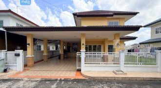 หมู่บ้านประดับดาว5-6 ซอยท่าอิฐ ราชพฤกษ์ หลังริม พื้นที่กว้างขวาง สภาพสวย : Pradapdao Village