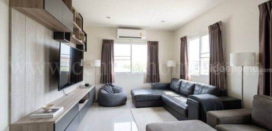 บ้านเดี่ยว ดีไลท์ แอทซีน วัชรพล-จตุโชติ ตกแต่งสวยงาม พร้อมอยู่ทันที