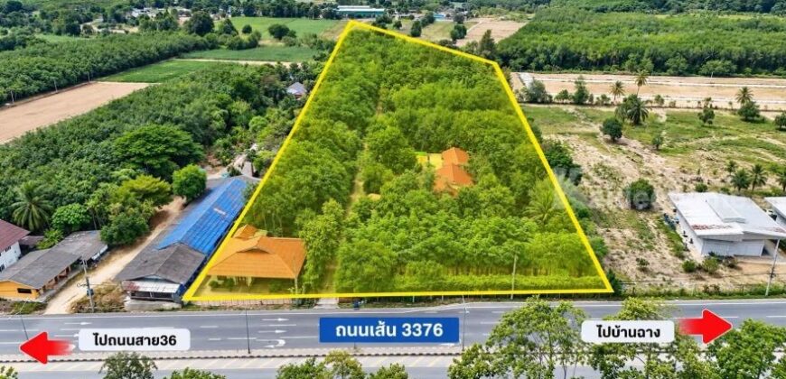 ขายที่ดิน 19ไร่ ติดถนน 3376 บ้านฉาง ระยอง