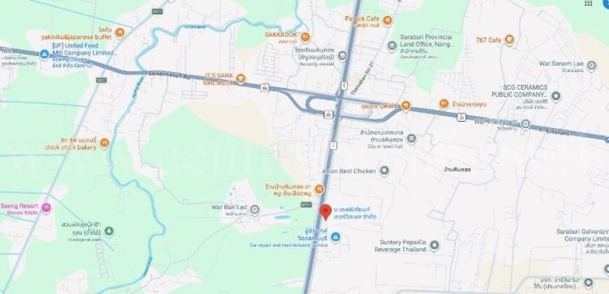 ที่ดิน ทำเลดี ถมแล้ว 8-1-99 ไร่ แยกหินกอง ติดถนนหมายเลข 1 ขาเข้า (พหลโยธิน) ต.ห้วยขมิ้น อ.หนองแค จ.สระบุรี