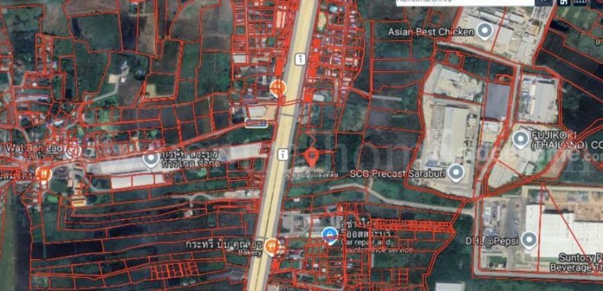 ที่ดิน ทำเลดี ถมแล้ว 8-1-99 ไร่ แยกหินกอง ติดถนนหมายเลข 1 ขาเข้า (พหลโยธิน) ต.ห้วยขมิ้น อ.หนองแค จ.สระบุรี