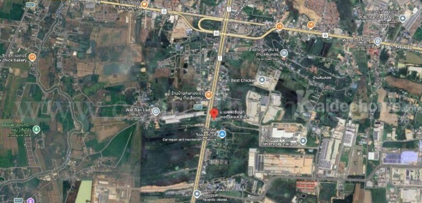 ที่ดิน ทำเลดี ถมแล้ว 8-1-99 ไร่ แยกหินกอง ติดถนนหมายเลข 1 ขาเข้า (พหลโยธิน) ต.ห้วยขมิ้น อ.หนองแค จ.สระบุรี